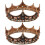 2Stk. Braut -Krone Kopfschmuck 5