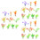 30 Pcs Artificial Plastic Aquatic Plants For Fish Tank Decor 8