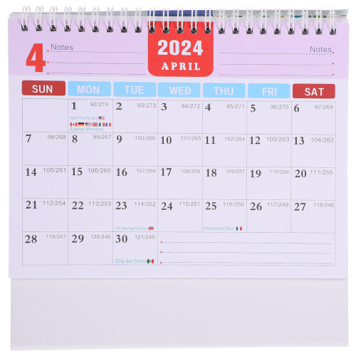 3Stück Tischkalender 2024 Countdown Kalender Büro