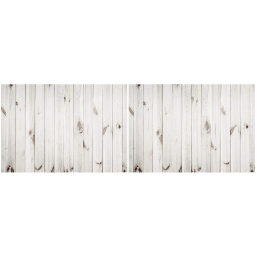 2Pcs Wood Grain Backdrop White Lightweight for Decoration 1