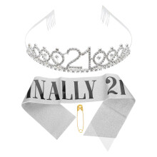 2Ud Con Plateada Para Accesorio De Fiesta Niña