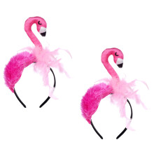 4 Flamingo Haarreif Kinder Stirnband Party Cosplay Kopfschmuck