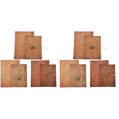 6 Sets Retro Writing Paper And Envelopes Vintage Style 2