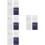 4Sets Elegant White Wedding Vows Books Paper Cards for Couples 9