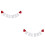 2Stk. Hochzeitsfähnchen Banner Partydekoration 6