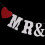 2Stk. Hochzeitsfähnchen Banner Partydekoration 9