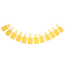 3 Stk. Glitzerpapier Banner Hängedekoration Lustiger Fotoprop