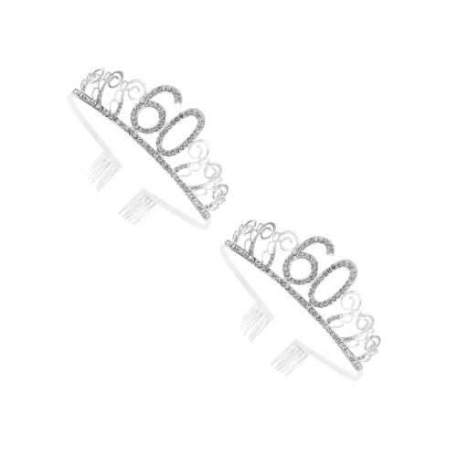 2Stk. Tiara Party Haarspange Clip 1