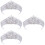 4Stk Glitzernde Tiara Krone Für Hochzeit 9