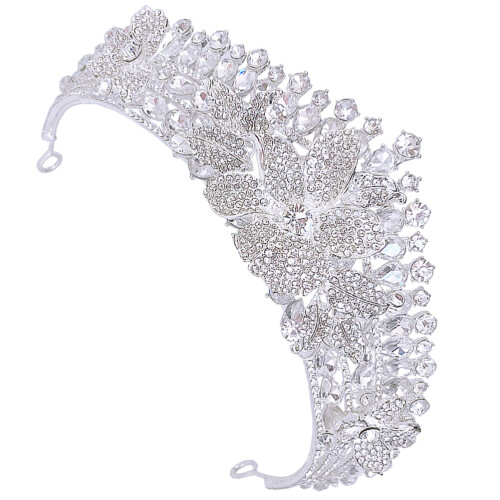 4Stk Glitzernde Tiara Krone Für Hochzeit 2
