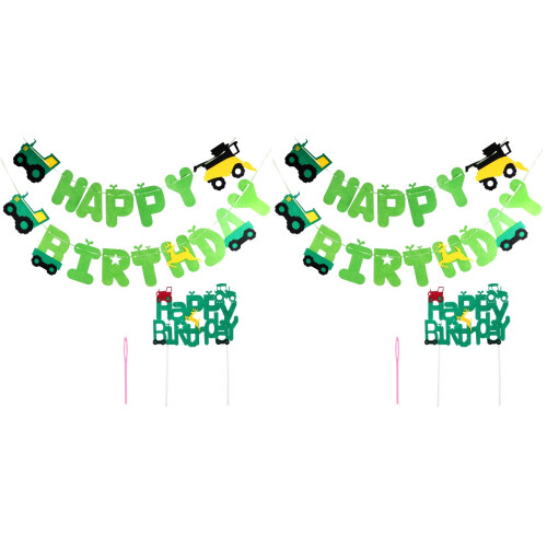 4 Baby Banner Lkw Deko 1