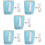 5Pcs Baby Milk Bottle Warmer USB Feeding Bottle Heating Device 8