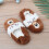 2 Paar Kinder Winter Hausschuhe Mit Elchmuster 17/18 8