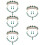 5 Ensembles Boucles Pendantes 11
