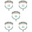 5 Ensembles Boucles Pendantes 8