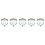 5 Ensembles Boucles Pendantes 9