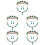 5 Ensembles Boucles Pendantes 6