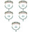 5 Ensembles Boucles Pendantes 7