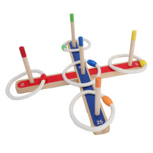 Holz-Wurfring-Spielset für Kinder – Gehirntraining & Spaß drinnen/ draußen