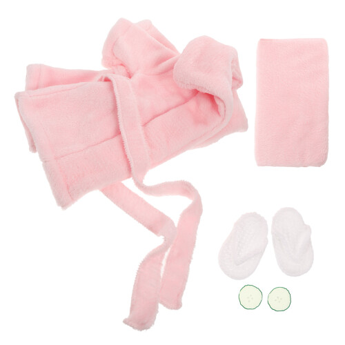 4 Ensembles Pour Photographie - , Peignoir Molleton 1