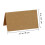 140 Pcs Desktop Name Display Business Greeting Folded Kraft Paper 2
