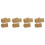 140 Pcs Desktop Name Display Business Greeting Folded Kraft Paper 6