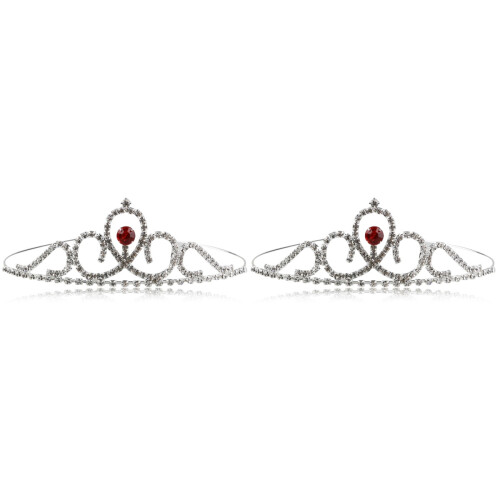 2Stk. -Tiara Braut Stirnband 1