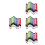 48Pcs Durable Polyester Reflective Cat Bell Collars for Pet Safety 3