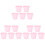 15 Eimer Mini Pflanzgefäß Hochzeit Pink Größe M 2