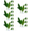 40 Betta Bed Blad Hangmat Vis Verstopplaats Plastic Plant 11