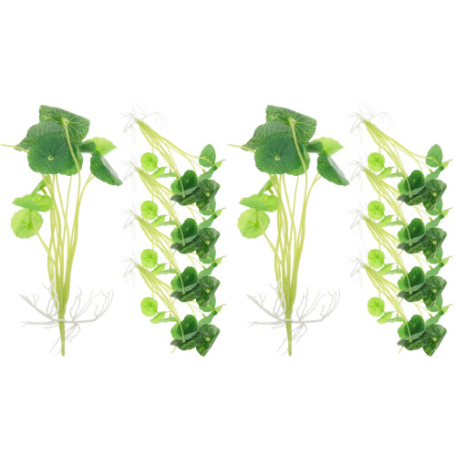 10 Unidades Planta Artificial Grama Aquática Para E 1