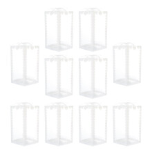 80 PVC Transparente Süßigkeitenboxen Hochzeitsgeschenke
