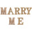 14 Holz Marry Me Schild 1