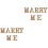 14 Holz Marry Me Schild 3