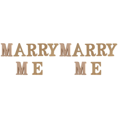 14 Holz Marry Me Schild 1
