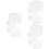 3Pcs Alimentador Transparente 8