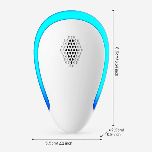 (Blue) Smart Frequency Ultrasonic Pest Repeller for Mice & Mosquitoes 2