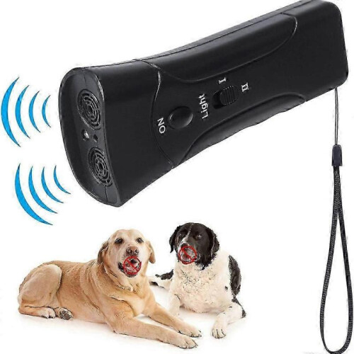 (OPP packaging, Without batteries) Anti Bark Device Ultrasonic Dog Barking Control Stop Repeller Trainer Train Tool