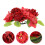 4Stk Kerzenring Mit Simulation Rose Und 5
