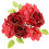 4Stk Kerzenring Mit Simulation Rose Und 9
