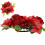 4Stk Kerzenring Mit Simulation Rose Und 3
