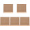 5Pcs Quadro De Mensagens Pequeno, Face, Base De 4