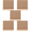 5Pcs Quadro De Mensagens Pequeno, Face, Base De 10