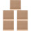 5Pcs Quadro De Mensagens Pequeno, Face, Base De 8