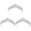 Haarreif Perlen Brautkranz Silber 3 2