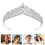 Haarreif Perlen Brautkranz Silber 3 10