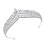Haarreif Perlen Brautkranz Silber 3 11