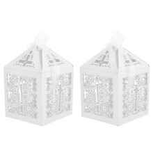 Set 2 Süßigkeitenboxen Braut Baby Hochzeitsgeschenk Verpackung
