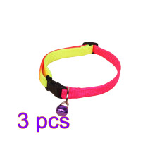 3 X Verstellbares Halsband Mit Glocke Für , Zufällige