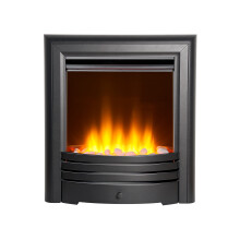 Acantha Amara Pebble Electric Fire in Matte Black with Remote Control